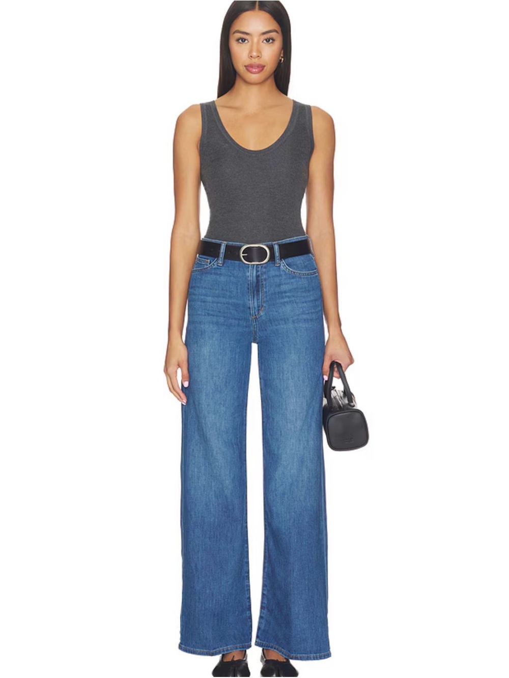Joe’s Jeans The Mia High Rise Wide Leg Jeans in Whatever 32” inseam